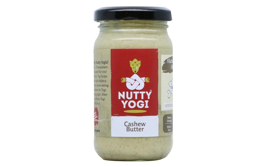 Nutty Yogi Cashew Butter    Glass Jar  200 grams